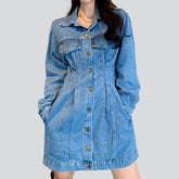 Mini-Jeanskleid für Damen