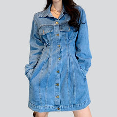 Mini vestido vaquero de mujer