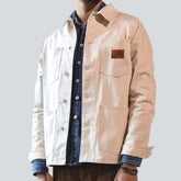 Monochrome Retro Herren Jeansjacke