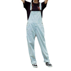 Light wash women jeans jumpsuit