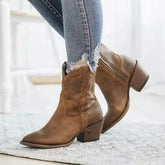 Vintage Spitz Stiefeletten