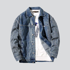 Oversized men denim jacket