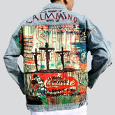 Übergroße Jeansjacke für Herren