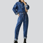 Oversize Jeans-Overall für Damen