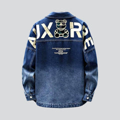 Oversized y2k men jean jacket