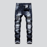 Patched Jeans für junge Männer