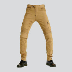 Vaqueros biker color arena protectores