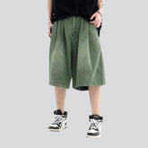 Retro Baggy Herren Jeansshorts
