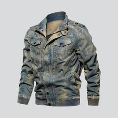 Retro men denim jacket