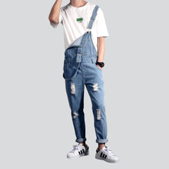 Zerrissener Jeans-Overall für Herren