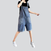 Geräumiger Jeans-Strampler mit großen Taschen
