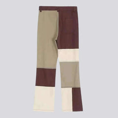 Baggy men patchwork jeans