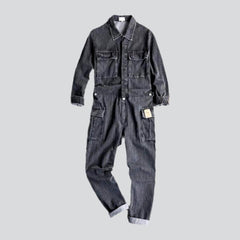 Mono de mezclilla cargo de moda para hombre