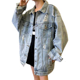Vintage denim jacket for ladies