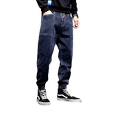 Streetwear dunkle Herren Denim Jogger