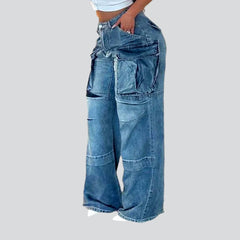 Vintage Damen Jeans in heller Waschung