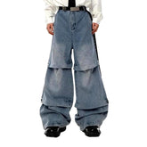 Trendy mehrlagige Baggy-Jeans