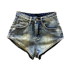 Streetwear Vintage Damen Jeansshorts
