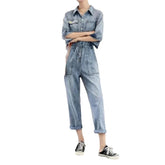 Kurzbeiniger Vintage-Overall für Damen