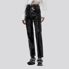Y2k women shiny jeans