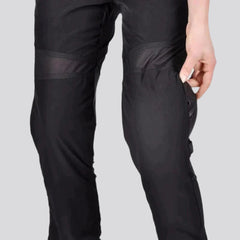Pantalones vaqueros ajustados de motociclista de cintura media