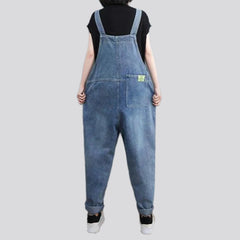 Patchwork-Jeansoverall für Damen