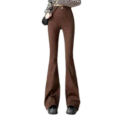 Vaqueros bootcut de cintura alta para mujer