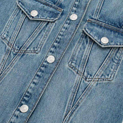 Vestido largo de jeans para mujer