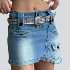 Bady con Sanded Denim Rock