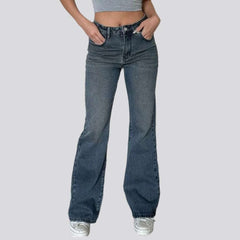 Vaqueros rectos vintage de lavado medio