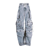 Vaqueros rectos de cintura media para mujer