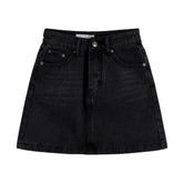 Minifalda vaquera negra