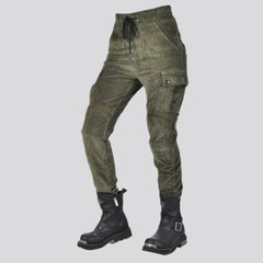 Pantalones vaqueros de moto con protección de color para mujer