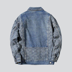 Oversized men denim jacket