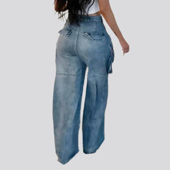 Vintage Damen Jeans in heller Waschung