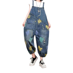 Vintage Damen Jeans Overall
