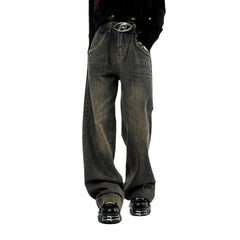 Vaqueros vintage de hip-hop para mujer