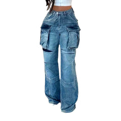 Vintage Damen Jeans in heller Waschung