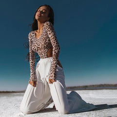 Yummy Langarm-Netzbody