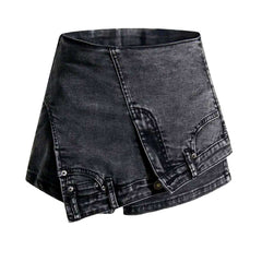 Inverted stylish denim skirt