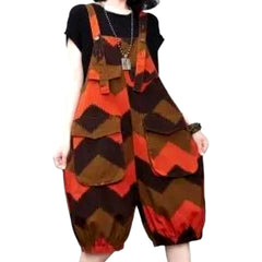 Modischer Jeans-Strampler mit Aufdruck für Damen