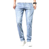 Vaqueros casuales con bordado en el bolsillo trasero