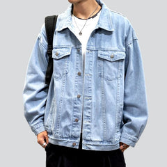 Retro oversized men denim jacket
