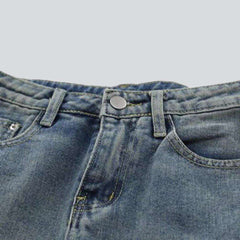 Falda vaquera larga de mujer