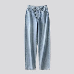 Women stonewashed jeans