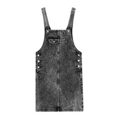 Urban vintage print denim dress