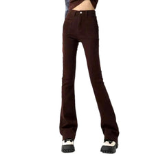 Vaqueros bootcut de cintura alta para mujer