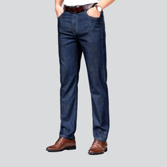 Vaqueros elásticos informales de negocios para hombre