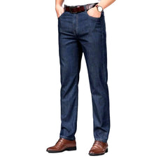 Vaqueros elásticos informales de negocios para hombre