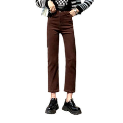 Vaqueros cortos de cintura alta para mujer